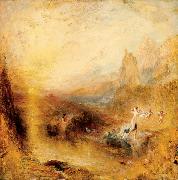 Joseph Mallord William Turner Glaucus and Scylla painting